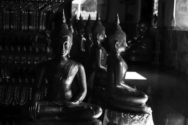 Будда Статуя Буддийском Храме Таиланд — стоковое фото