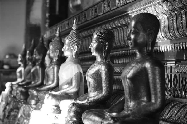 Buddha Szobor Buddhista Templom Thaiföld — Stock Fotó