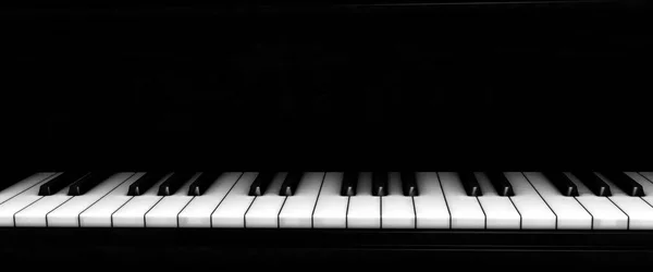 Grand Piano Keys Close Shadow Render — Photo