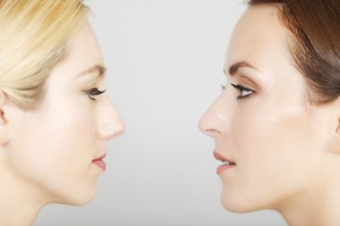 Çekici kadın güzellik poz