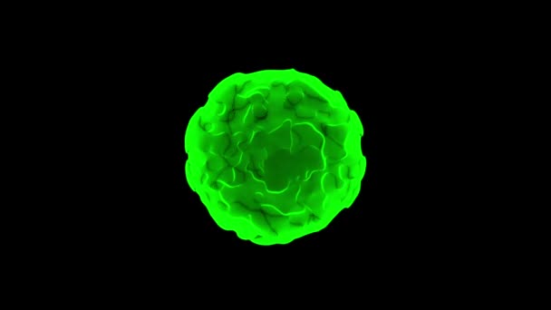 Анімація Абстрактних Вірусів Концепція Профілактики Хвороб — стокове відео