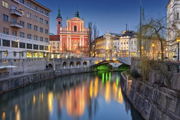 Město v Lublani. — Stock fotografie