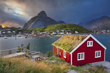 Reine, Norway. clipart