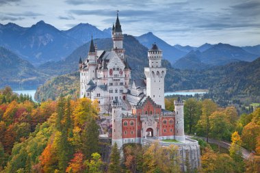 Neuschwanstein Şatosu, Almanya.