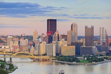Pittsburgh manzarası.