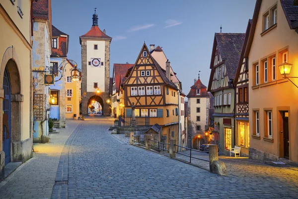 Rothenburg оф дер Таубер — стокове фото