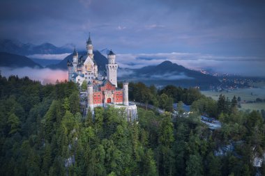Neuschwanstein Şatosu, Almanya.