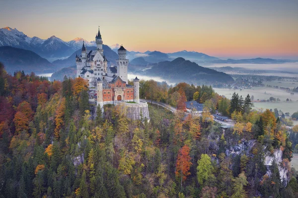 Schloss Neuschwanstein, Deutschland. — Stockfoto