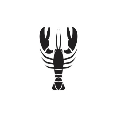 Istakoz. Vektör logo şablonu