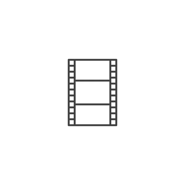 Vecteur Icône Film Simple — Image vectorielle