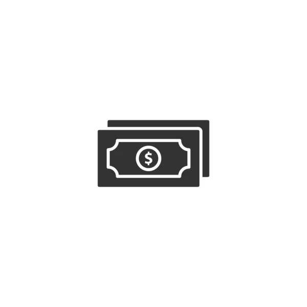 Money Dollar Icon Vector — Stock Vector
