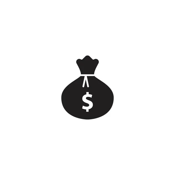 Para Doları Çanta Simgesi Vektörü — Stok Vektör