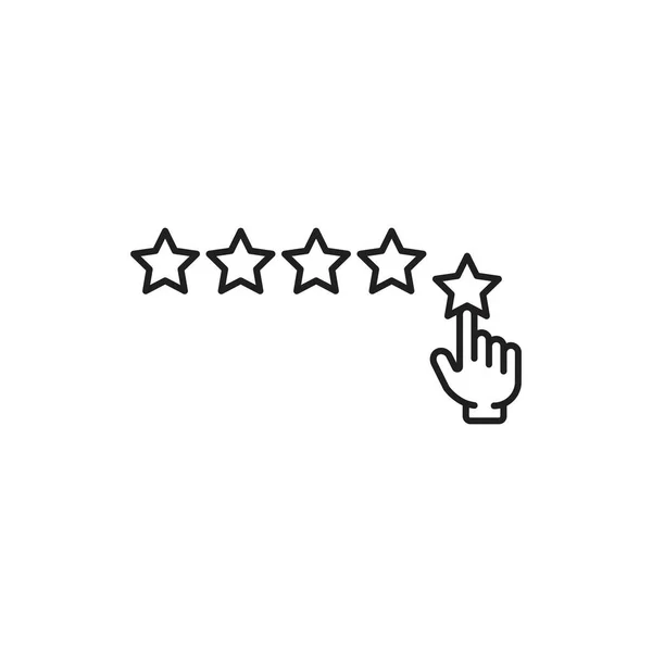 顾客评审 反馈明星 矢量图标模板 — 图库矢量图片