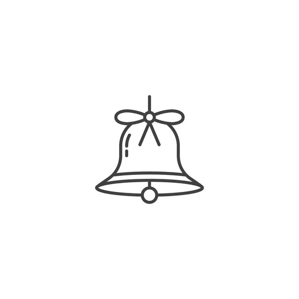 Christmas Bell Icon Vector — Stock Vector