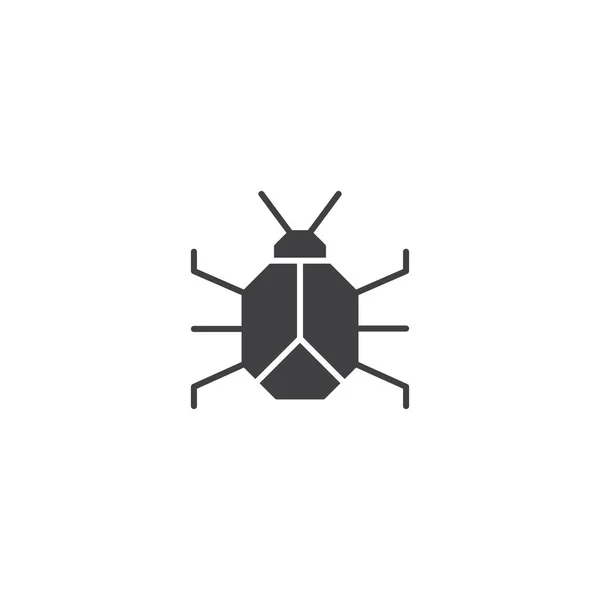 Bug Icon Vektor Für Computerviren — Stockvektor