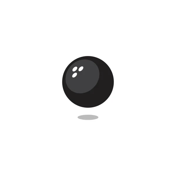 Bowling Ball Icon Template — Stock Vector