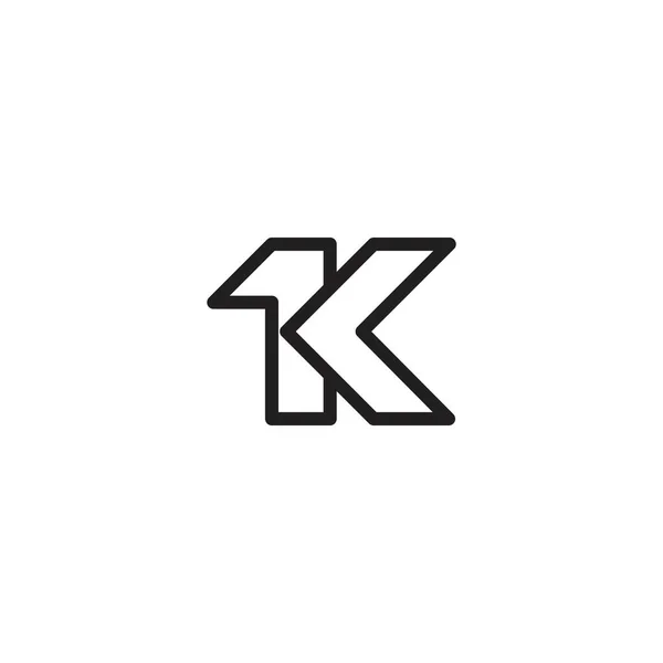 Літери Значок Логотипу Векторний Шаблон — стоковий вектор