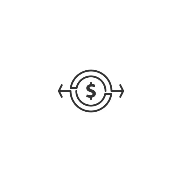 Вектор Значка Трансфертного Долара — стоковий вектор