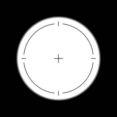Hedef görünüm vektör çizimi