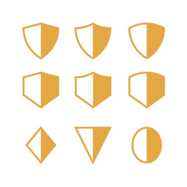 Kalkan rozet simgesi tasarımı