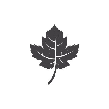 Sonbahar yaprağı akçaağaç simgesi