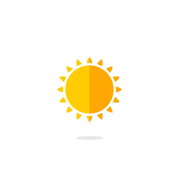 Zon Pictogram Illustratie Eenvoudig — Stockvector