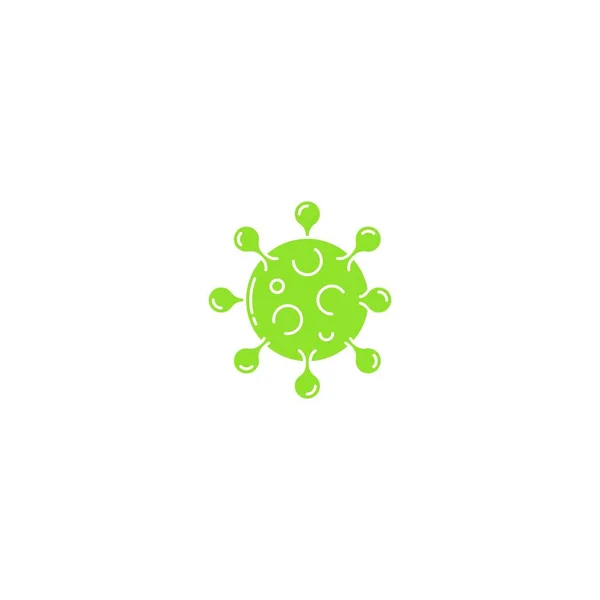 Bacterias Microbio Virus Parásito Icono — Vector de stock