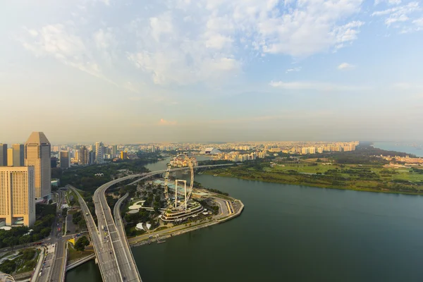 Landscape downtown in singapore — Stock Photo, Image