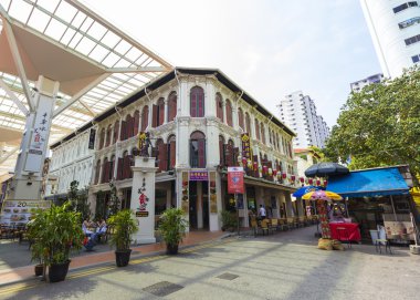Singapur'un Chinatown ve gıda sokak