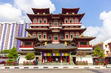 Buda tooth relic Tapınağı china town Singapur 