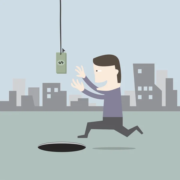 Para ile kanca ve tuzağa düşürmek almak insanlar