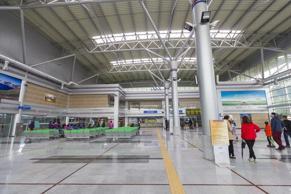 Dorasan Bahnhof im Inneren — Stockfoto