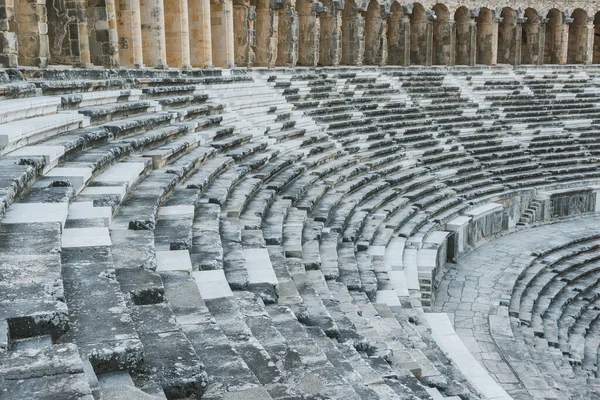 Anfiteatro Aspendos Antigua Ciudad Cerca Antalya Sur Turquía — Foto de Stock