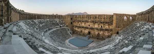 Anfiteatro Aspendos Antigua Ciudad Cerca Antalya Sur Turquía — Foto de Stock