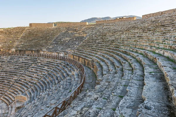 Turquía Denizli Pamukkale Travertino Antigua Ciudad Hierápolis — Foto de Stock