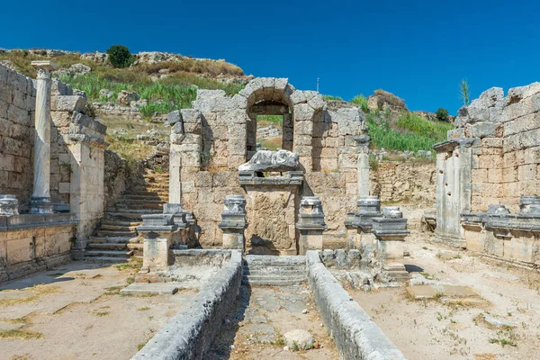 Las Ruinas Antigua Ciudad Perge Perge Una Antigua Ciudad Griega — Foto de Stock