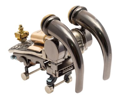 İzole Steampunk araç