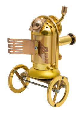 Retro steampunk araç