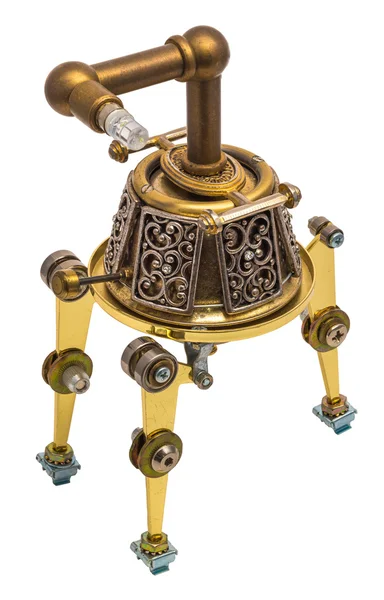 Steampunk device isolated — Stock Photo, Image