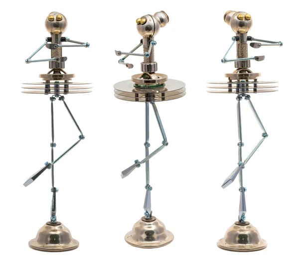 Steampunk robots ballerina — Stock Photo, Image