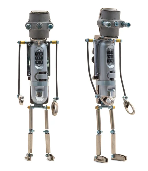 Robots Steampunk aislados —  Fotos de Stock