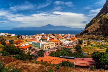 Kasabada güzel manzara