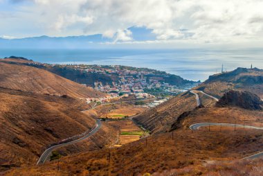 Kasabada güzel manzara