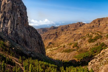Hill ve gökyüzü görünümü