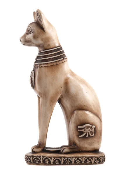 Cat statue toy isolated — Stock Photo, Image