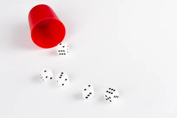 Macro Of Dice With Shallow Depth Of Field — Stock Photo, Image