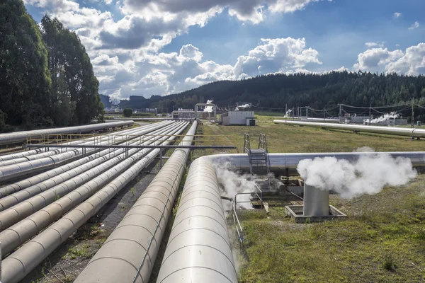 Geothermal power Station — Stock Photo, Image