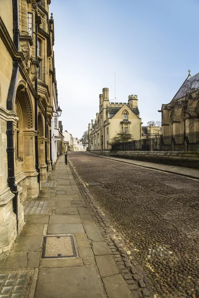 Cobbled Street, Oxford,England — Stock Photo, Image