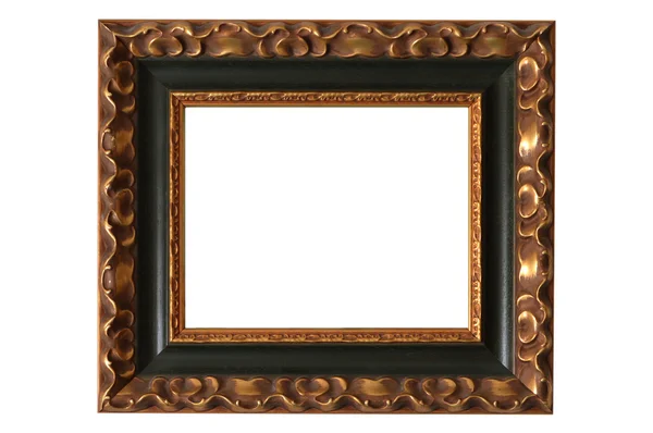 Zwart en goud frame — Stockfoto