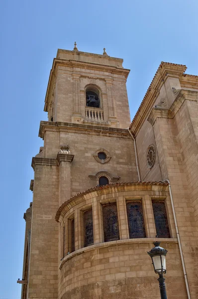 CATHEDL TOWER ALBACETE — стоковое фото